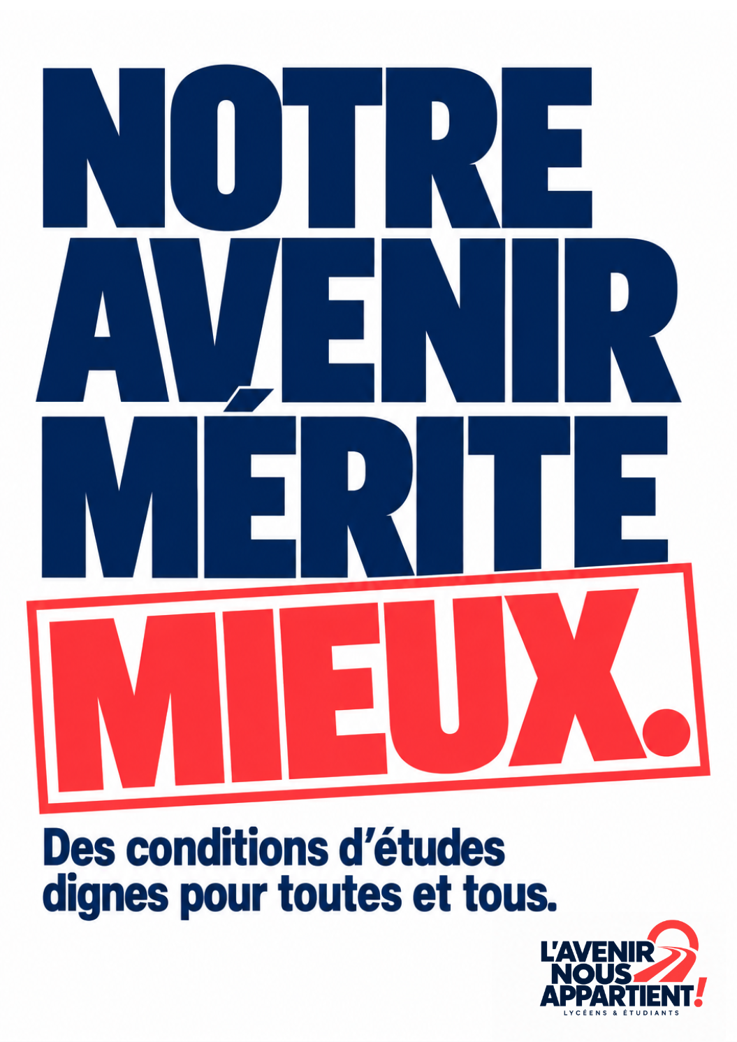 Notre Avenir Mérite Mieux